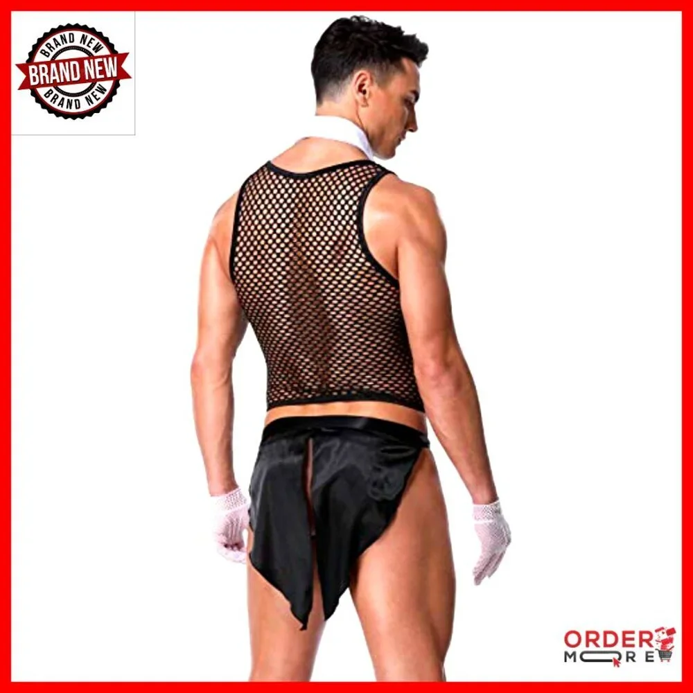 Men's Lingerie Set One Size Polyester Spandex Stretch Costume